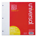 Universal® wholesale. UNIVERSAL® Filler Paper, 3-hole, 8.5 X 11, Medium-college Rule, 200-pack. HSD Wholesale: Janitorial Supplies, Breakroom Supplies, Office Supplies.