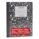 Universal® wholesale. UNIVERSAL® Composition Book, Wide-legal Rule, Black Marble Cover, 9.75 X 7.5, 100 Sheets. HSD Wholesale: Janitorial Supplies, Breakroom Supplies, Office Supplies.