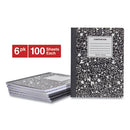 Universal® wholesale. UNIVERSAL® Composition Book, Wide-legal Rule, Black Marble Cover, 9.75 X 7.5, 100 Sheets, 6-pack. HSD Wholesale: Janitorial Supplies, Breakroom Supplies, Office Supplies.