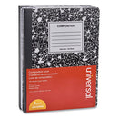 Universal® wholesale. UNIVERSAL® Composition Book, Wide-legal Rule, Black Marble Cover, 9.75 X 7.5, 100 Sheets, 6-pack. HSD Wholesale: Janitorial Supplies, Breakroom Supplies, Office Supplies.