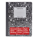 Universal® wholesale. UNIVERSAL® Composition Book, Medium-college Rule, Black Marble Cover, 9.75 X 7.5, 100 Sheets. HSD Wholesale: Janitorial Supplies, Breakroom Supplies, Office Supplies.