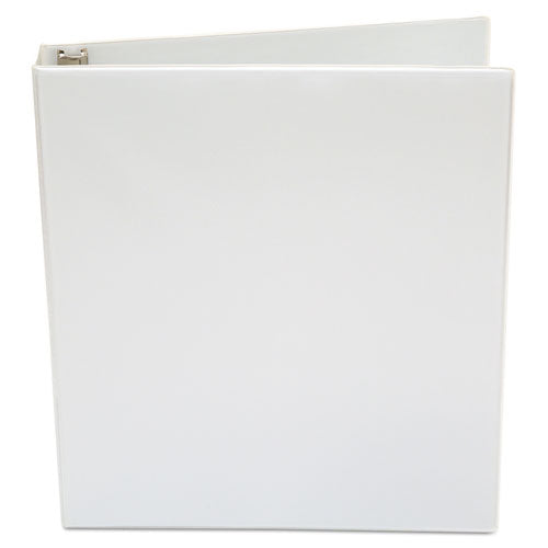 Universal® wholesale. UNIVERSAL® Economy Round Ring View Binder, 3 Rings, 1" Capacity, 11 X 8.5, White. HSD Wholesale: Janitorial Supplies, Breakroom Supplies, Office Supplies.