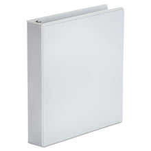 Load image into Gallery viewer, Universal® wholesale. UNIVERSAL® Economy Round Ring View Binder, 3 Rings, 1.5&quot; Capacity, 11 X 8.5, White. HSD Wholesale: Janitorial Supplies, Breakroom Supplies, Office Supplies.