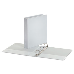 Universal® wholesale. UNIVERSAL® Economy Round Ring View Binder, 3 Rings, 1.5" Capacity, 11 X 8.5, White. HSD Wholesale: Janitorial Supplies, Breakroom Supplies, Office Supplies.