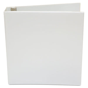 Universal® wholesale. UNIVERSAL® Economy Round Ring View Binder, 3 Rings, 1.5" Capacity, 11 X 8.5, White. HSD Wholesale: Janitorial Supplies, Breakroom Supplies, Office Supplies.