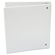 Load image into Gallery viewer, Universal® wholesale. UNIVERSAL® Economy Round Ring View Binder, 3 Rings, 1.5&quot; Capacity, 11 X 8.5, White. HSD Wholesale: Janitorial Supplies, Breakroom Supplies, Office Supplies.