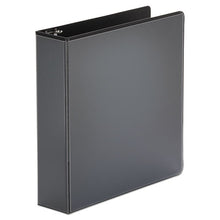 Load image into Gallery viewer, Universal® wholesale. UNIVERSAL® Economy Round Ring View Binder, 3 Rings, 2&quot; Capacity, 11 X 8.5, Black. HSD Wholesale: Janitorial Supplies, Breakroom Supplies, Office Supplies.