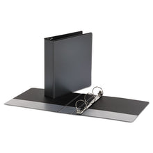 Load image into Gallery viewer, Universal® wholesale. UNIVERSAL® Economy Round Ring View Binder, 3 Rings, 2&quot; Capacity, 11 X 8.5, Black. HSD Wholesale: Janitorial Supplies, Breakroom Supplies, Office Supplies.