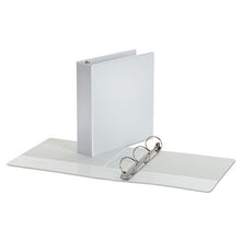 Load image into Gallery viewer, Universal® wholesale. UNIVERSAL® Economy Round Ring View Binder, 3 Rings, 2&quot; Capacity, 11 X 8.5, White. HSD Wholesale: Janitorial Supplies, Breakroom Supplies, Office Supplies.