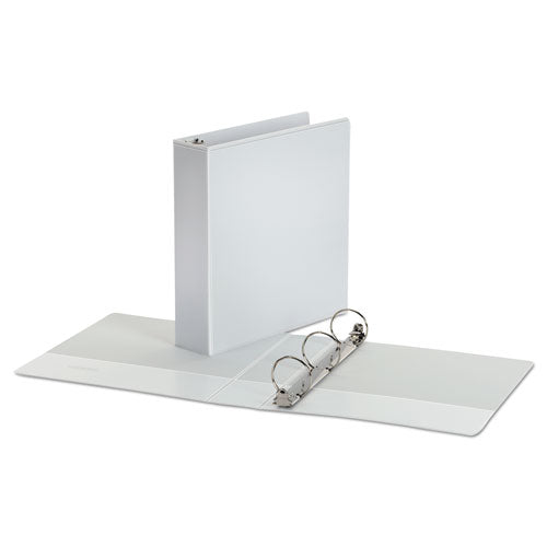 Universal® wholesale. UNIVERSAL® Economy Round Ring View Binder, 3 Rings, 2" Capacity, 11 X 8.5, White. HSD Wholesale: Janitorial Supplies, Breakroom Supplies, Office Supplies.
