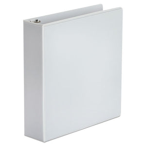 Universal® wholesale. UNIVERSAL® Economy Round Ring View Binder, 3 Rings, 2" Capacity, 11 X 8.5, White. HSD Wholesale: Janitorial Supplies, Breakroom Supplies, Office Supplies.