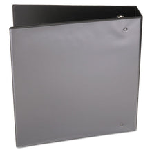 Load image into Gallery viewer, Universal® wholesale. UNIVERSAL® Economy Round Ring View Binder, 3 Rings, 3&quot; Capacity, 11 X 8.5, Black. HSD Wholesale: Janitorial Supplies, Breakroom Supplies, Office Supplies.