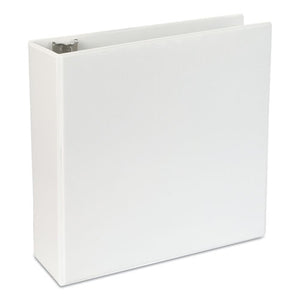 Universal® wholesale. UNIVERSAL® Slant-ring View Binder, 3 Rings, 4" Capacity, 11 X 8.5, White. HSD Wholesale: Janitorial Supplies, Breakroom Supplies, Office Supplies.