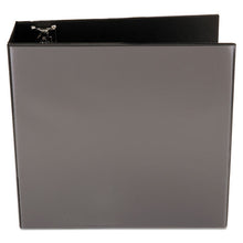 Load image into Gallery viewer, Universal® wholesale. UNIVERSAL® Slant-ring View Binder, 3 Rings, 4&quot; Capacity, 11 X 8.5, Black. HSD Wholesale: Janitorial Supplies, Breakroom Supplies, Office Supplies.