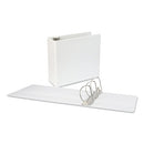 Universal® wholesale. UNIVERSAL® Slant-ring View Binder, 3 Rings, 5" Capacity, 11 X 8.5, White. HSD Wholesale: Janitorial Supplies, Breakroom Supplies, Office Supplies.