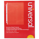 Universal® wholesale. UNIVERSAL® Standard Sheet Protector, Economy, 8 1-2 X 11, Clear, 200-box. HSD Wholesale: Janitorial Supplies, Breakroom Supplies, Office Supplies.