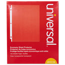 Universal® wholesale. UNIVERSAL® Top-load Poly Sheet Protectors, Economy, Letter, 100-box. HSD Wholesale: Janitorial Supplies, Breakroom Supplies, Office Supplies.
