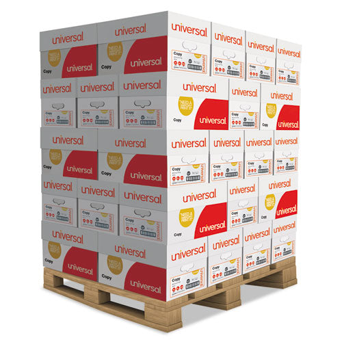 Universal® wholesale. UNIVERSAL® Copy Paper, 92 Bright, 20 Lb, 8.5 X 11, White, 500 Sheets-ream, 10 Reams-carton, 40 Cartons-pallet. HSD Wholesale: Janitorial Supplies, Breakroom Supplies, Office Supplies.