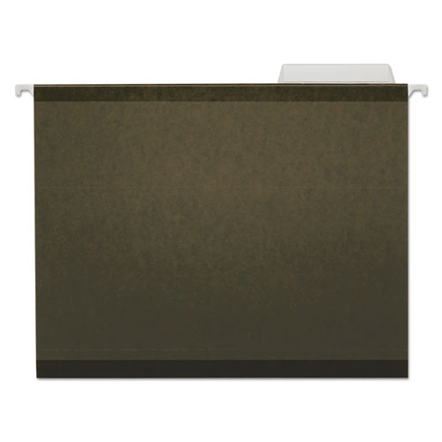 Universal® wholesale. UNIVERSAL® Deluxe Reinforced Recycled Hanging File Folders, Letter Size, 1-3-cut Tab, Standard Green, 25-box. HSD Wholesale: Janitorial Supplies, Breakroom Supplies, Office Supplies.