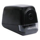 Universal® wholesale. UNIVERSAL® Electric Pencil Sharpener, Ac-powered, 3.13" X 5.75" X 4", Black. HSD Wholesale: Janitorial Supplies, Breakroom Supplies, Office Supplies.