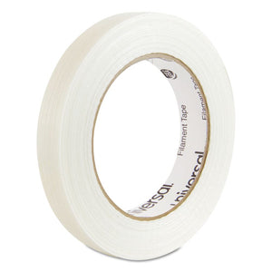 Universal® wholesale. UNIVERSAL 120# Utility Grade Filament Tape, 3" Core, 18 Mm X 54.8 M, Clear. HSD Wholesale: Janitorial Supplies, Breakroom Supplies, Office Supplies.