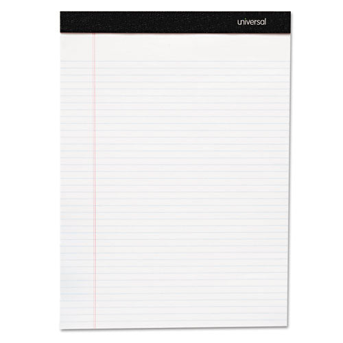 Universal® wholesale. UNIVERSAL® Premium Ruled Writing Pads, Wide-legal Rule, 8.5 X 11, White, 50 Sheets, 6-pack. HSD Wholesale: Janitorial Supplies, Breakroom Supplies, Office Supplies.