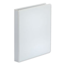 Load image into Gallery viewer, Universal® wholesale. UNIVERSAL® Deluxe Easy-to-open D-ring View Binder, 3 Rings, 1&quot; Capacity, 11 X 8.5, White. HSD Wholesale: Janitorial Supplies, Breakroom Supplies, Office Supplies.