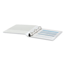 Load image into Gallery viewer, Universal® wholesale. UNIVERSAL® Deluxe Easy-to-open D-ring View Binder, 3 Rings, 1&quot; Capacity, 11 X 8.5, White. HSD Wholesale: Janitorial Supplies, Breakroom Supplies, Office Supplies.