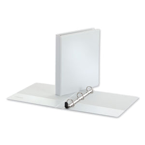 Universal® wholesale. UNIVERSAL® Deluxe Easy-to-open D-ring View Binder, 3 Rings, 1" Capacity, 11 X 8.5, White. HSD Wholesale: Janitorial Supplies, Breakroom Supplies, Office Supplies.