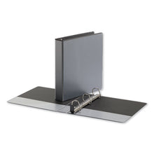 Load image into Gallery viewer, Universal® wholesale. UNIVERSAL® Deluxe Easy-to-open D-ring View Binder, 3 Rings, 1.5&quot; Capacity, 11 X 8.5, Black. HSD Wholesale: Janitorial Supplies, Breakroom Supplies, Office Supplies.