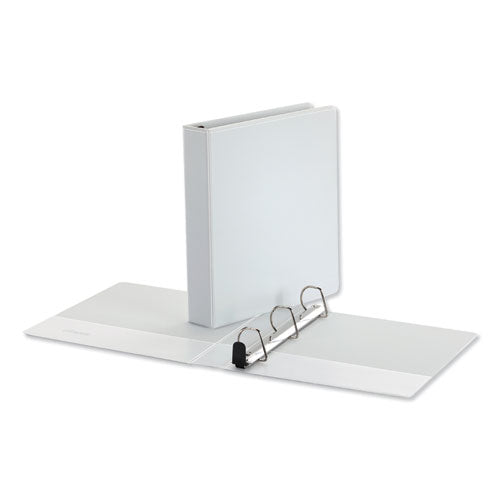 Universal® wholesale. UNIVERSAL® Deluxe Easy-to-open D-ring View Binder, 3 Rings, 1.5" Capacity, 11 X 8.5, White. HSD Wholesale: Janitorial Supplies, Breakroom Supplies, Office Supplies.