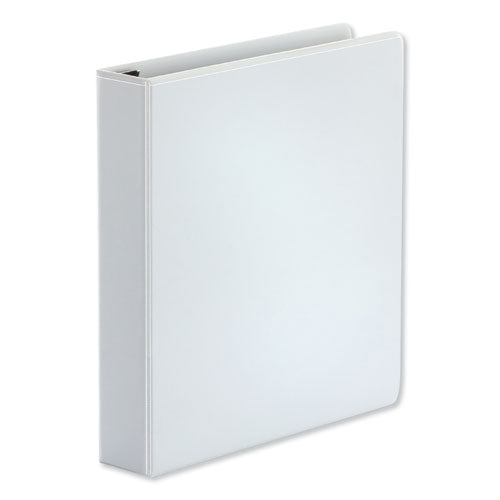 Universal® wholesale. UNIVERSAL® Deluxe Easy-to-open D-ring View Binder, 3 Rings, 1.5" Capacity, 11 X 8.5, White. HSD Wholesale: Janitorial Supplies, Breakroom Supplies, Office Supplies.