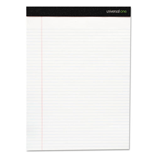Universal® wholesale. UNIVERSAL® Premium Ruled Writing Pads, Wide-legal Rule, 8.5 X 11, White, 50 Sheets, 12-pack. HSD Wholesale: Janitorial Supplies, Breakroom Supplies, Office Supplies.