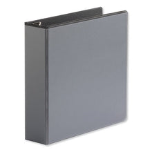 Load image into Gallery viewer, Universal® wholesale. UNIVERSAL® Deluxe Easy-to-open D-ring View Binder, 3 Rings, 2&quot; Capacity, 11 X 8.5, Black. HSD Wholesale: Janitorial Supplies, Breakroom Supplies, Office Supplies.