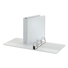 Load image into Gallery viewer, Universal® wholesale. UNIVERSAL® Deluxe Easy-to-open D-ring View Binder, 3 Rings, 2&quot; Capacity, 11 X 8.5, White. HSD Wholesale: Janitorial Supplies, Breakroom Supplies, Office Supplies.