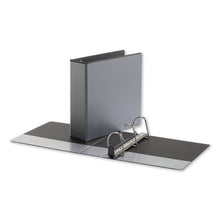 Load image into Gallery viewer, Universal® wholesale. UNIVERSAL® Deluxe Easy-to-open D-ring View Binder, 3 Rings, 3&quot; Capacity, 11 X 8.5, Black. HSD Wholesale: Janitorial Supplies, Breakroom Supplies, Office Supplies.