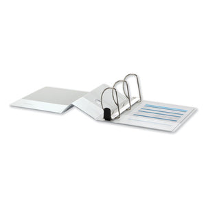 Universal® wholesale. UNIVERSAL® Deluxe Easy-to-open D-ring View Binder, 3 Rings, 5" Capacity, 11 X 8.5, White. HSD Wholesale: Janitorial Supplies, Breakroom Supplies, Office Supplies.