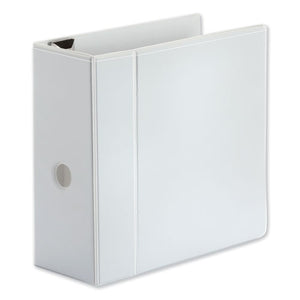 Universal® wholesale. UNIVERSAL® Deluxe Easy-to-open D-ring View Binder, 3 Rings, 5" Capacity, 11 X 8.5, White. HSD Wholesale: Janitorial Supplies, Breakroom Supplies, Office Supplies.