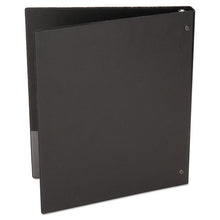 Load image into Gallery viewer, Universal® wholesale. UNIVERSAL® Economy Non-view Round Ring Binder, 3 Rings, 1&quot; Capacity, 11 X 8.5, Black. HSD Wholesale: Janitorial Supplies, Breakroom Supplies, Office Supplies.