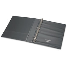 Load image into Gallery viewer, Universal® wholesale. UNIVERSAL® Economy Non-view Round Ring Binder, 3 Rings, 1&quot; Capacity, 11 X 8.5, Black. HSD Wholesale: Janitorial Supplies, Breakroom Supplies, Office Supplies.