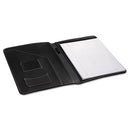 Universal® wholesale. UNIVERSAL® Leather-look Pad Folio, Inside Flap Pocket W-card Holder, Black. HSD Wholesale: Janitorial Supplies, Breakroom Supplies, Office Supplies.