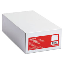 Load image into Gallery viewer, Universal® wholesale. UNIVERSAL Business Envelope, #6 3-4, Square Flap, Gummed Closure, 3.63 X 6.5, White, 500-box. HSD Wholesale: Janitorial Supplies, Breakroom Supplies, Office Supplies.