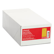 Load image into Gallery viewer, Universal® wholesale. UNIVERSAL® Kraft Clasp Envelope, #55, Square, Clasp-gummed Closure, 6 X 9, Brown Kraft, 100-box. HSD Wholesale: Janitorial Supplies, Breakroom Supplies, Office Supplies.