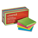 Universal® wholesale. UNIVERSAL® Self-stick Note Pads, 3 X 3, Assorted Neon Colors, 100-sheet, 12-pack. HSD Wholesale: Janitorial Supplies, Breakroom Supplies, Office Supplies.