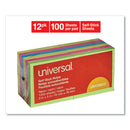 Universal® wholesale. UNIVERSAL® Self-stick Note Pads, 3 X 3, Assorted Neon Colors, 100-sheet, 12-pack. HSD Wholesale: Janitorial Supplies, Breakroom Supplies, Office Supplies.