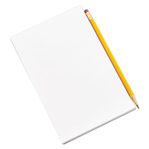 Universal® wholesale. UNIVERSAL® Scratch Pads, Unruled, 5 X 8, White, 100 Sheets, 12-pack. HSD Wholesale: Janitorial Supplies, Breakroom Supplies, Office Supplies.