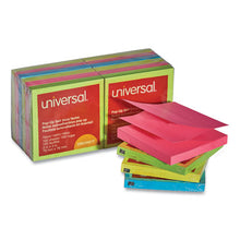 Load image into Gallery viewer, Universal® wholesale. UNIVERSAL® Fan-folded Self-stick Pop-up Notes, 3 X 3, Assorted Neon-yellow, 100sheet, 12-pk. HSD Wholesale: Janitorial Supplies, Breakroom Supplies, Office Supplies.