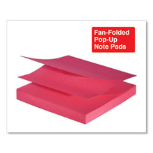 Load image into Gallery viewer, Universal® wholesale. UNIVERSAL® Fan-folded Self-stick Pop-up Notes, 3 X 3, Assorted Neon-yellow, 100sheet, 12-pk. HSD Wholesale: Janitorial Supplies, Breakroom Supplies, Office Supplies.