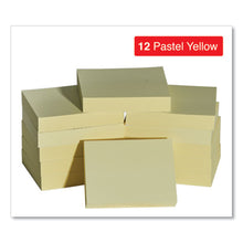 Load image into Gallery viewer, Universal® wholesale. UNIVERSAL® Self-stick Note Pads, 1 1-2 X 2, Yellow, 12 100-sheet-pack. HSD Wholesale: Janitorial Supplies, Breakroom Supplies, Office Supplies.