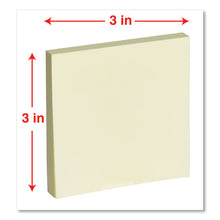 Load image into Gallery viewer, Universal® wholesale. UNIVERSAL® Fan-folded Self-stick Pop-up Note Pads, 3 X 3, Yellow, 100-sheet, 12-pack. HSD Wholesale: Janitorial Supplies, Breakroom Supplies, Office Supplies.